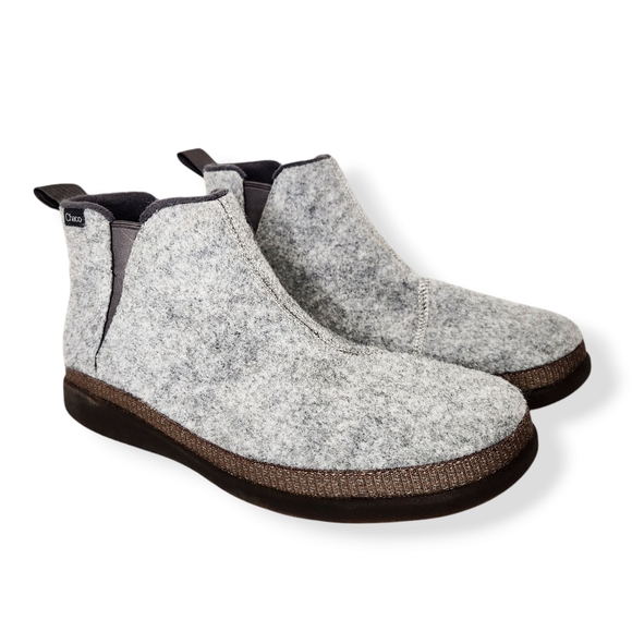 Chaco Revel Chelsea Boot Gray Slip On Men's Size 11 - Picture 1 of 9
